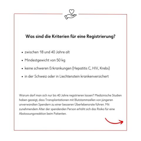 Was sind die Kriterien für eine Registrierung? Was sind die Kriterien für eine Registrierung?